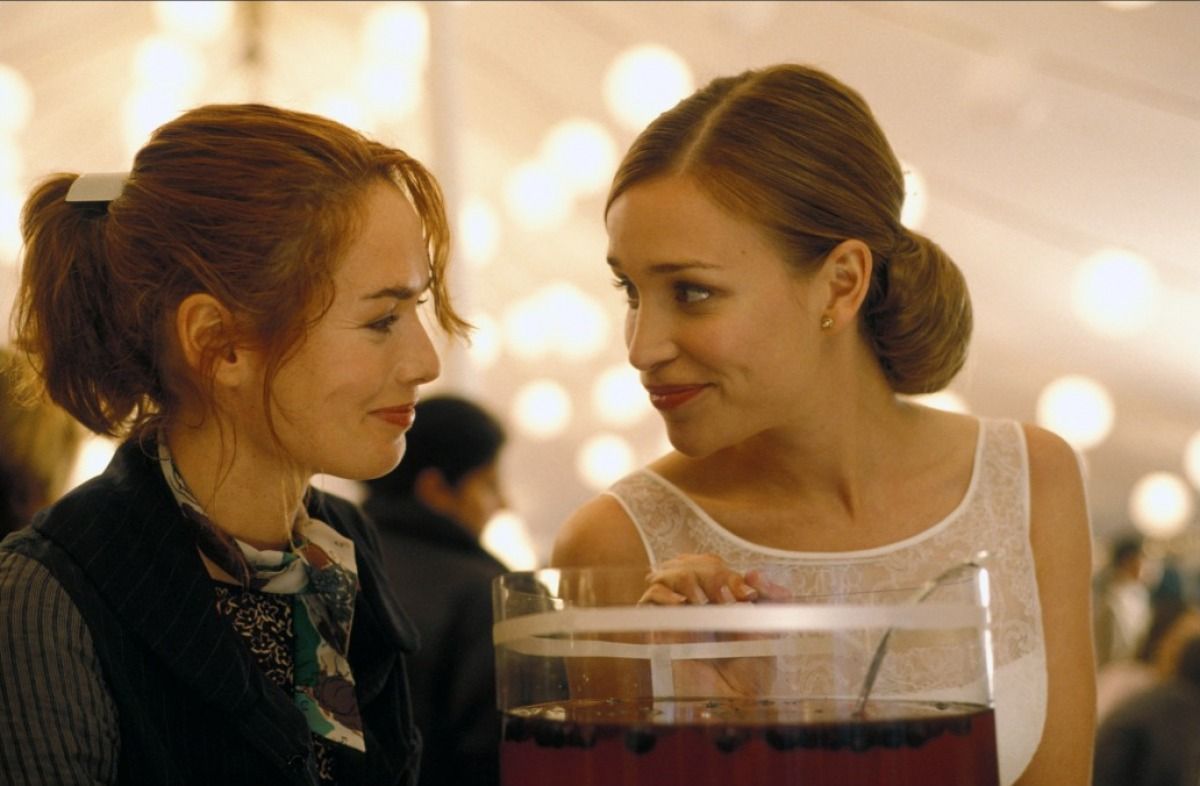 Luce (left) and Rachel (right) at Rachel’s wedding