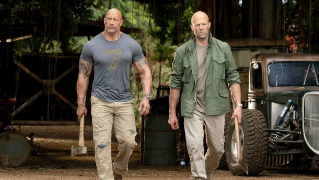 Luke Hobbs and Deckard Shaw