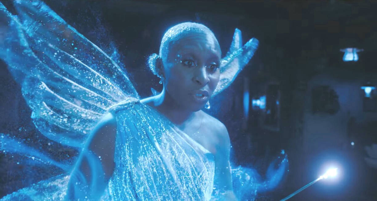 Cynthia Erivo as the Blue Fairy